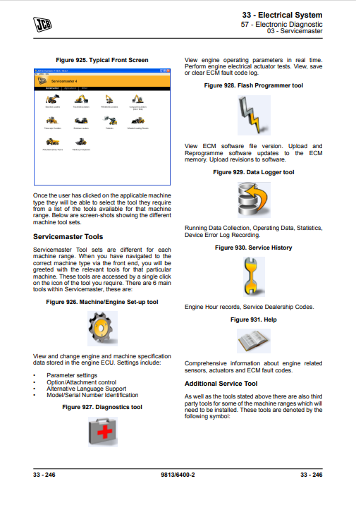 JCB 45Z-1, JCB 48Z-1, JCB 51R-1 Excavator Service Repair Manual - Image 4