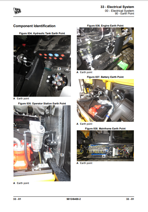 JCB 45Z-1, JCB 48Z-1, JCB 51R-1 Excavator Service Repair Manual - Image 5