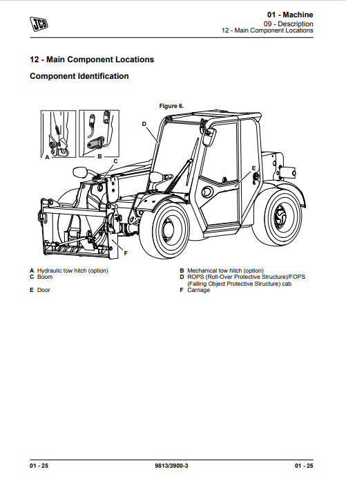 JCB 525-60 Loadall Service Repair Manual - Image 3
