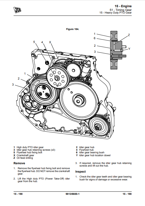 JCB 926, JCB 930, JCB 940, JCB 945, JCB 950 Rough Terrain Truck Service Repair Manual - Image 4
