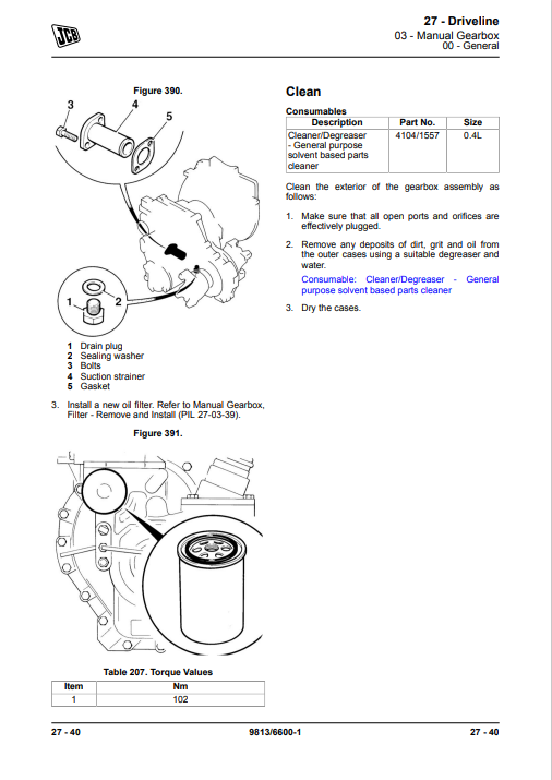 JCB 926, JCB 930, JCB 940, JCB 945, JCB 950 Rough Terrain Truck Service Repair Manual - Image 5