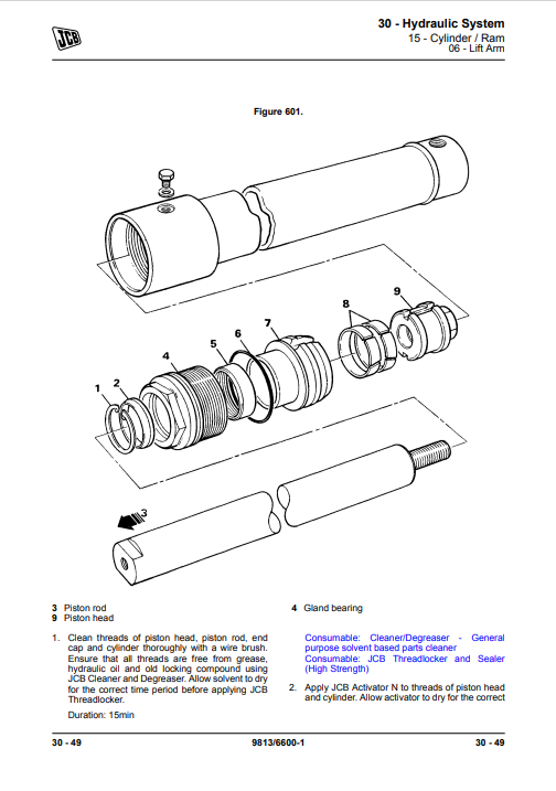 JCB 926, JCB 930, JCB 940, JCB 945, JCB 950 Rough Terrain Truck Service Repair Manual - Image 6