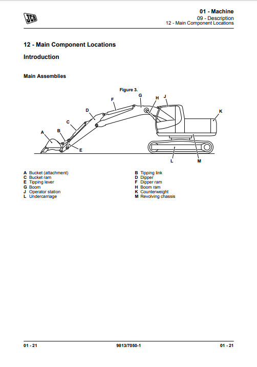 JCB JS115, JCB JS115, JCB JS130, JCB JS145 Service Repair Manual - Image 3