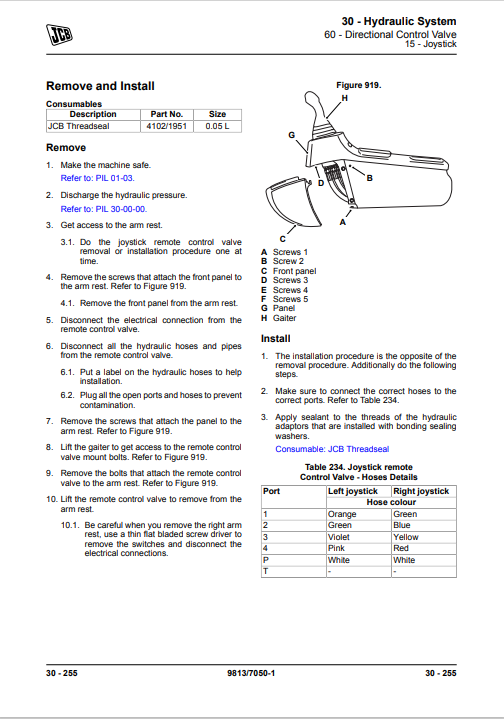 JCB JS115, JCB JS115, JCB JS130, JCB JS145 Service Repair Manual - Image 7