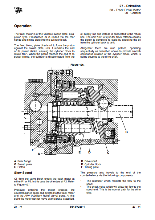JCB JS200, JCB JS210, JCB JS220, JCB JS235 Excavators Service Repair Manual - Image 5
