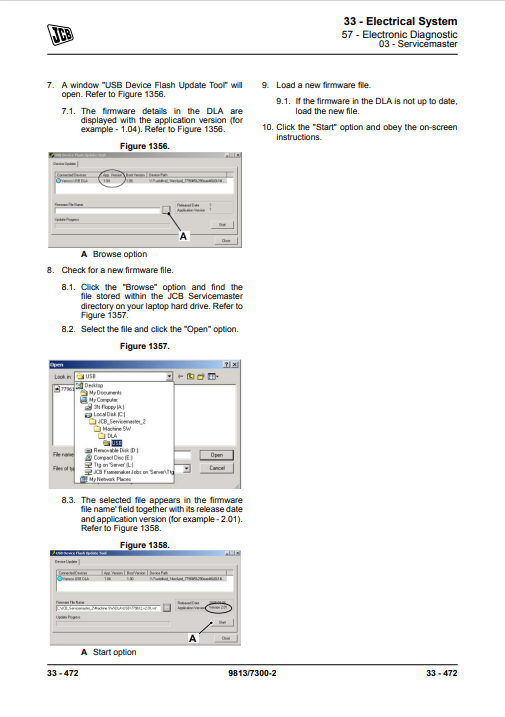 JCB JS200, JCB JS210, JCB JS220, JCB JS235 Excavator Service Repair Manual - Image 6
