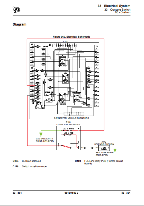 JCB JS300, JCB JS330, JCB JS370 Excavator Service Repair Manual - Image 4