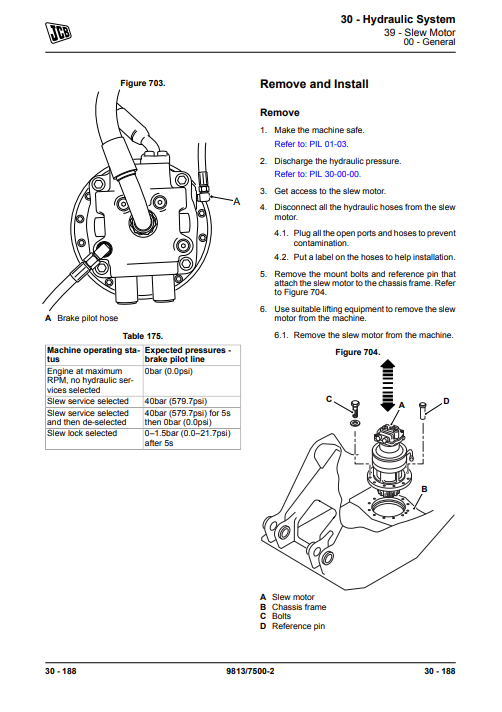 JCB JS300, JCB JS330, JCB JS370 Excavator Service Repair Manual - Image 6