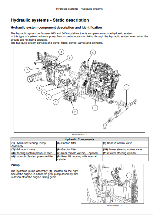 New Holland 46D-CVT, New Holland 54D-CVT Boomer Tractor Service Repair Manual - Image 4