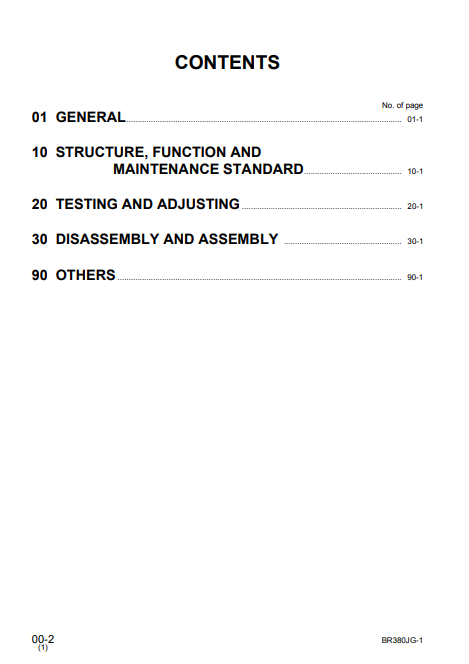 Komatsu BR380JG-1 Mobile Crusher Workshop Repair Manual - Image 3