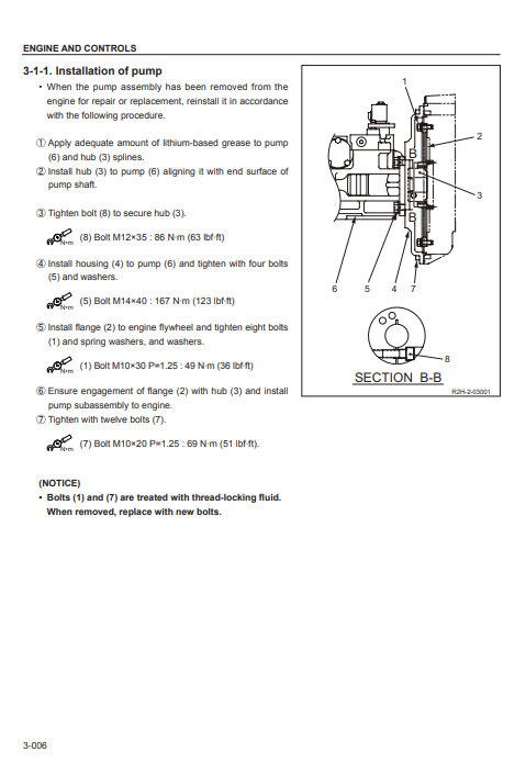 Sakai R2H-2 Roller Workshop Repair Manual - Image 3