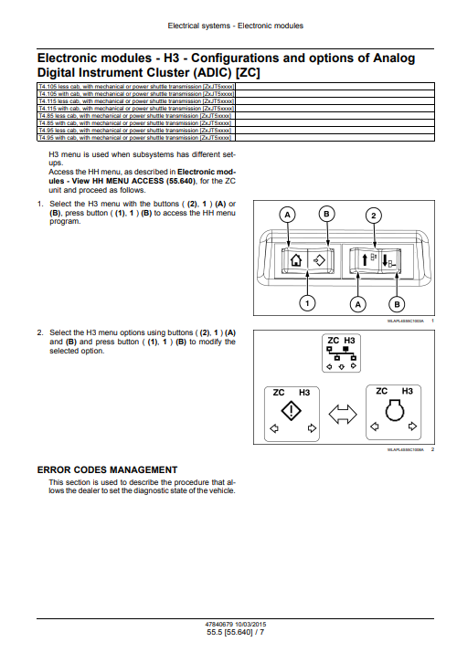 New Holland T4.85, T4.95, T4.105, T4.115 Tractor Service Repair Manual - Image 6