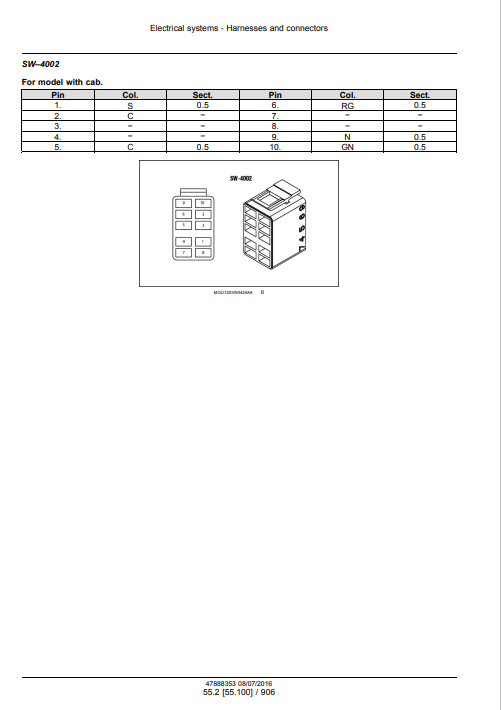 New Holland T4030V, T4040V, T4050V, T4060V Tractor Service Repair Manual - Image 6