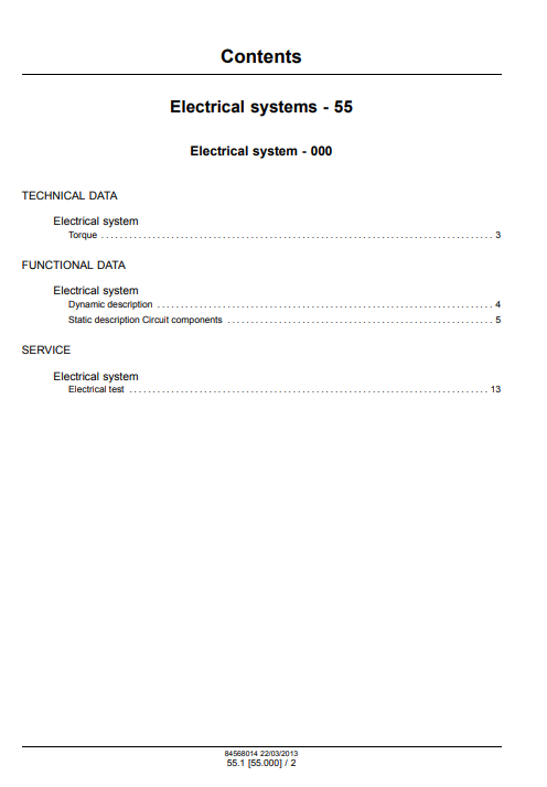 New Holland T5.95, New Holland T5.105, New Holland T5.115 Tractor Service Repair Manual (Electrical system) - Image 3