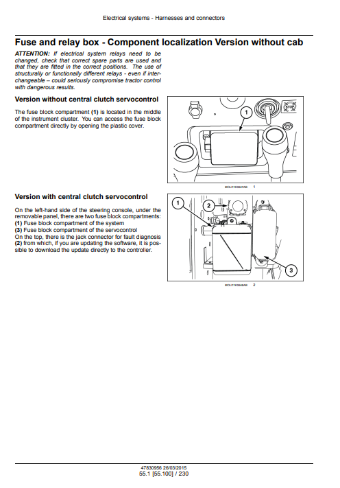 New Holland TK4030V, TK4050, TK4050M, TK4060 Tractor Service Repair Manual - Image 7