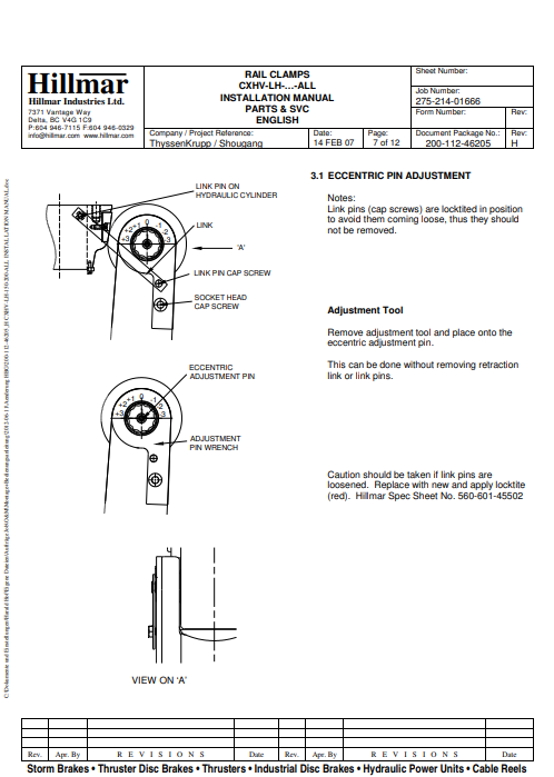 Thyssen Krupp Stacker STD-4500/29.5x1.2 (930-ST-110) Operation and maintenance manual - Image 6