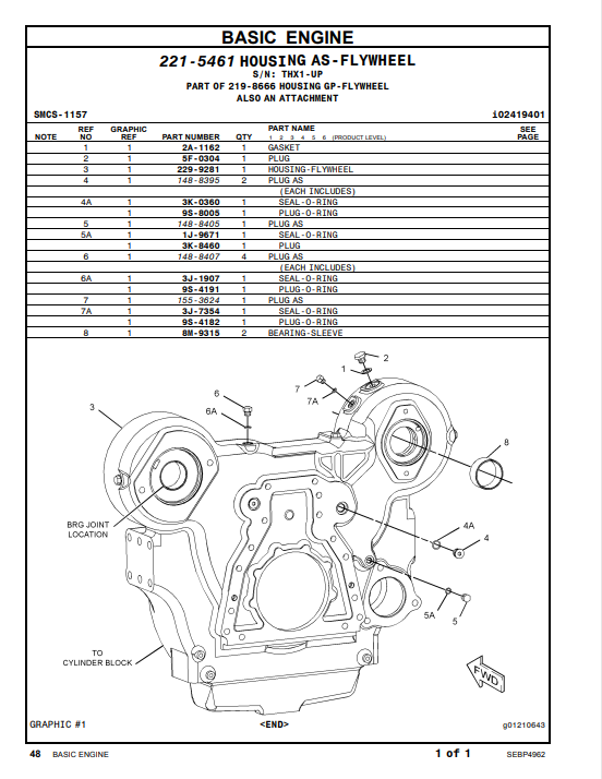 Caterpillar D6T TRACK-TYPE Dozer Parts Manual - Image 3