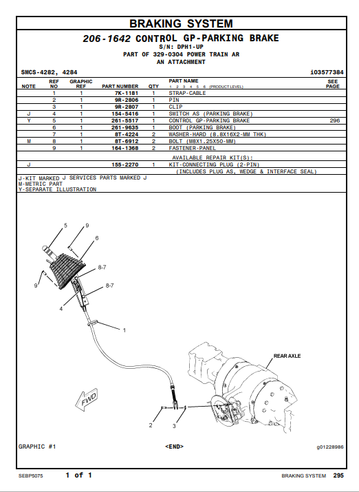 Caterpillar 428E Backhoe Loader Parts Manual - Image 4