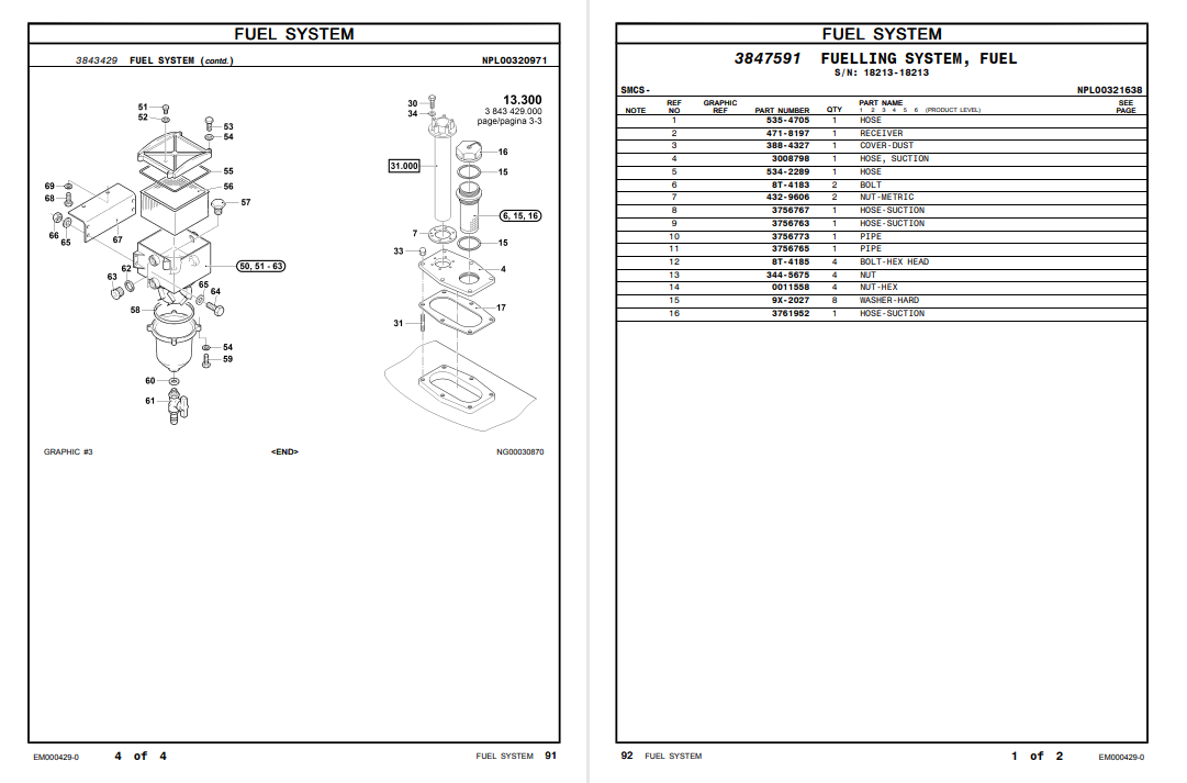 Caterpillar 6018 Hydraulic Shovel Parts Manual - Image 3