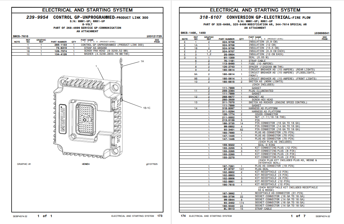 Caterpillar D4K XL & LGP TRACK-TYPE Dozer Parts Manual - Image 4