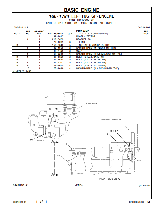 Caterpillar D6R TRACK-TYPE Dozer Parts Manual - Image 3
