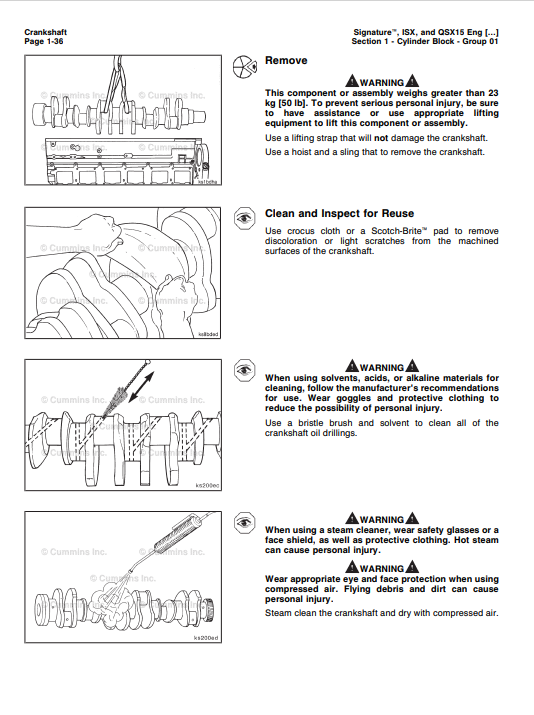 Cummins ISX and QSX15 Service Repair Manual - Image 4