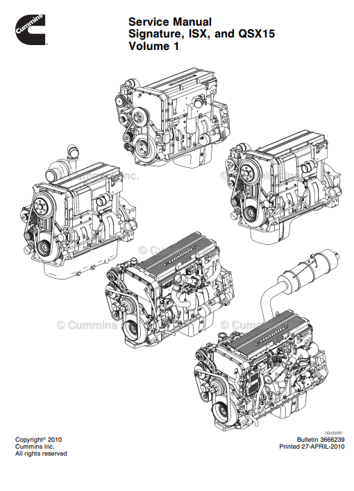 Cummins ISX and QSX15 Service Repair Manual - Image 2