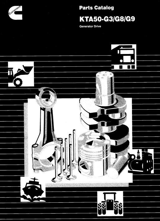 Cummins KTA50, G3, G8, G9 Engines Parts Catalog - Image 2