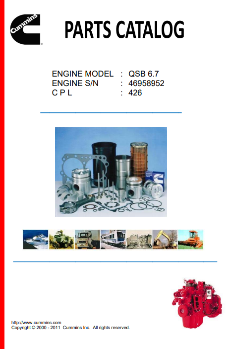 Cummins QSB6.7-CPL426 Engine Parts Catalog - Image 2