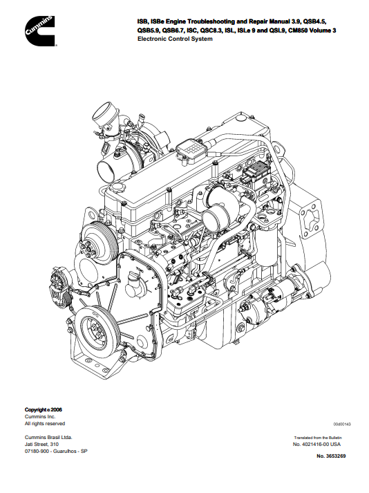 Cummins ISB, IsBe Engine Troubleshooting and Repair Manual - Image 2