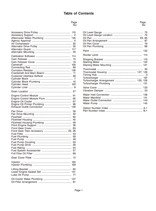 Cummins QSK 19-C700 Engine Parts Catalog - Image 4