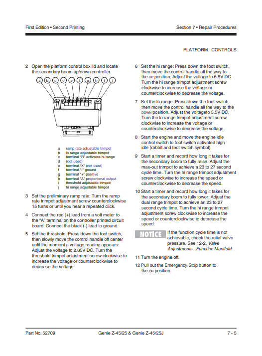 Genie Z-45/25 , Genie Z-45/25J Articulating Boom Lift Service Repair Manual - Image 3