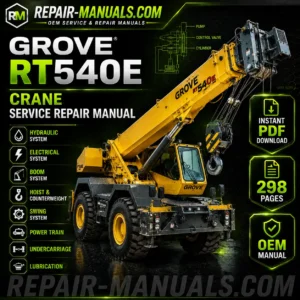 Grove RT540E Crane Service Repair Manual PDF Download