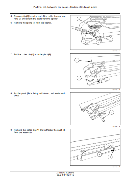 New Holland CR6.80, CR6.90, CR7.90, CR8.90, CR9.90 Combine Harvester Service Repair Manual - Image 5