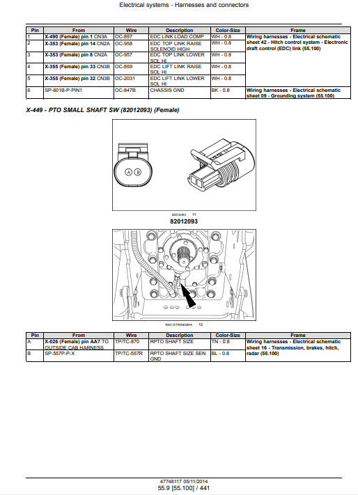 New Holland T8.320, New Holland T8.350, New Holland T8.380, New Holland T8.410, New Holland T8.435 Tractors Service Repair Manual - Image 6