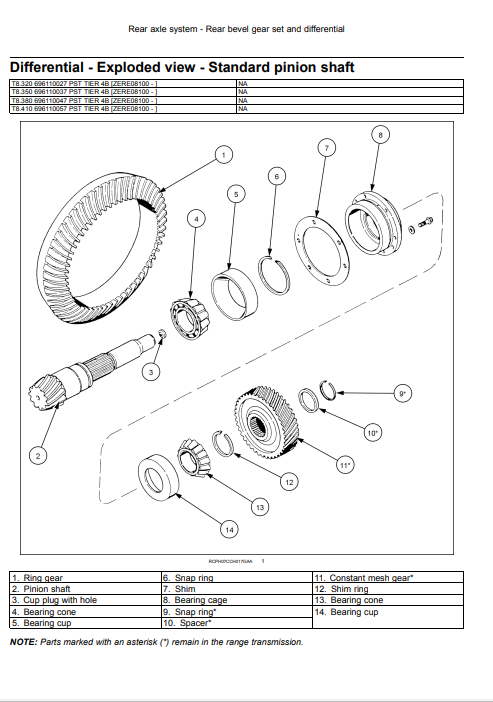 New Holland T8.320, New Holland T8.350, New Holland T8.380, New Holland T8.410, New Holland T8.435 Tractors Service Repair Manual - Image 7