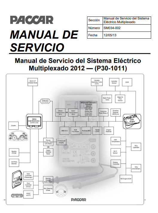Paccar MX-13 2013 Diagnostic Service Manual EPA2013 - Image 4
