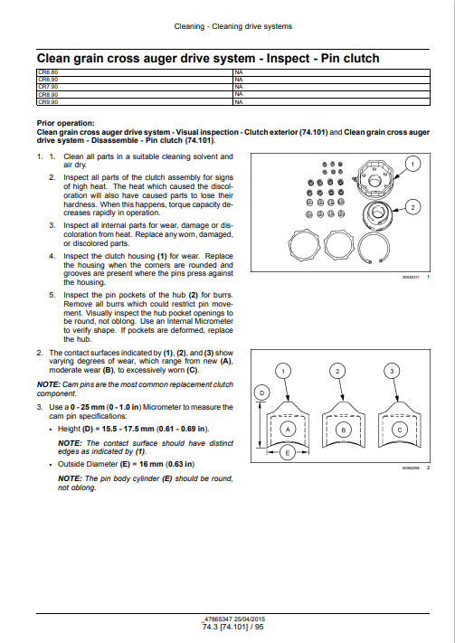 New Holland CR6.80, CR6.90, CR7.90, CR8.90, CR9.90 Combine Harvester Service Repair Manual - Image 6