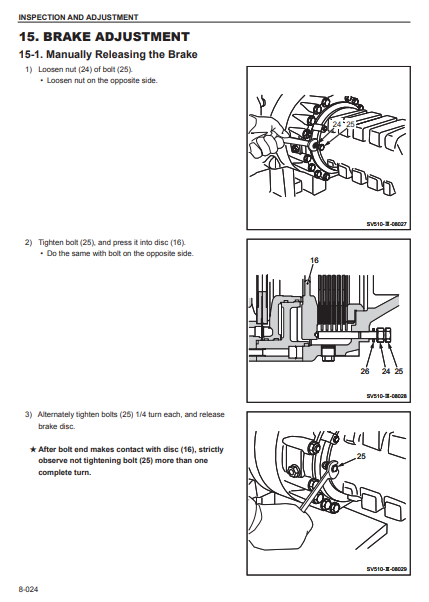 Sakai SV520 , Sakai SV620 Roller Workshop Repair Manual - Image 4