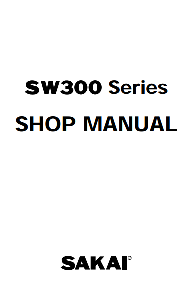 Sakai SW300 Roller Workshop Repair Manual - Image 2