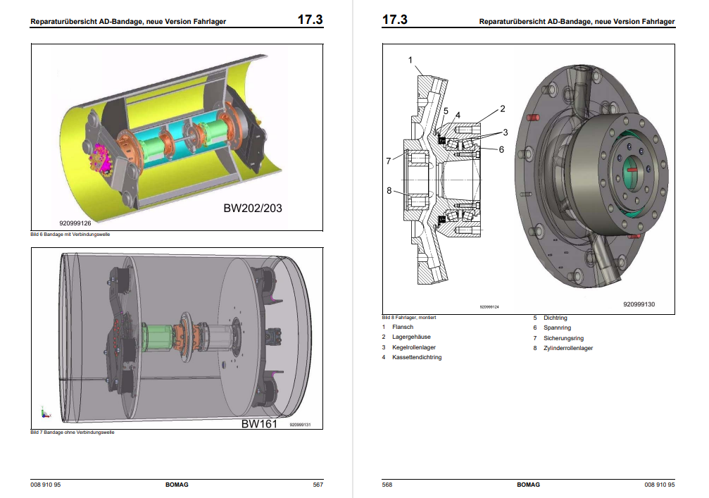 Bomag BW 161 AD-4, BW 202 AD-4, BW 161 ADH-4, BW 203 AD-4, BW 190 AD-4, BW 161 AC-4 Service Repair Manual - Image 6