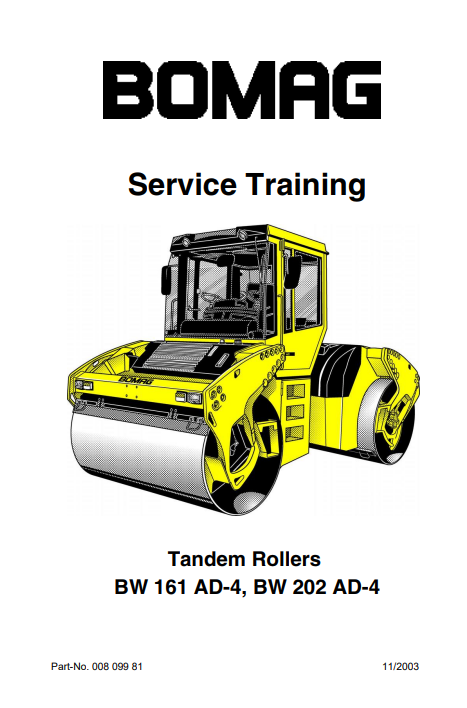 Bomag BW161-203AD-4-ST-Service Training Manual - Image 2