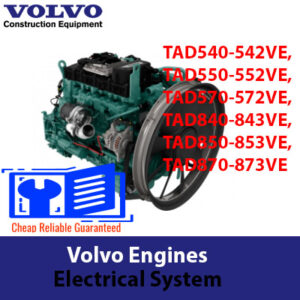 Electrical system components for Volvo TAD540-542VE, TAD550-552VE, TAD570-572VE, TAD840-843VE, TAD850-853VE, TAD870-873VE