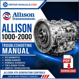 Allison 4th Generation Controls 1000 2000 Product Families Troubleshooting Manual TS3977EN PDF