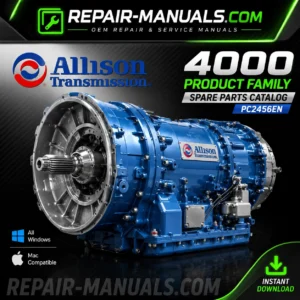 Allison 4000 Product Family Spare Parts Catalogue PC2456EN PDF Manual Download