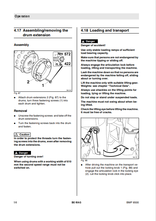 Bomag BMP8500 Roller Maintenance Manual - Image 5
