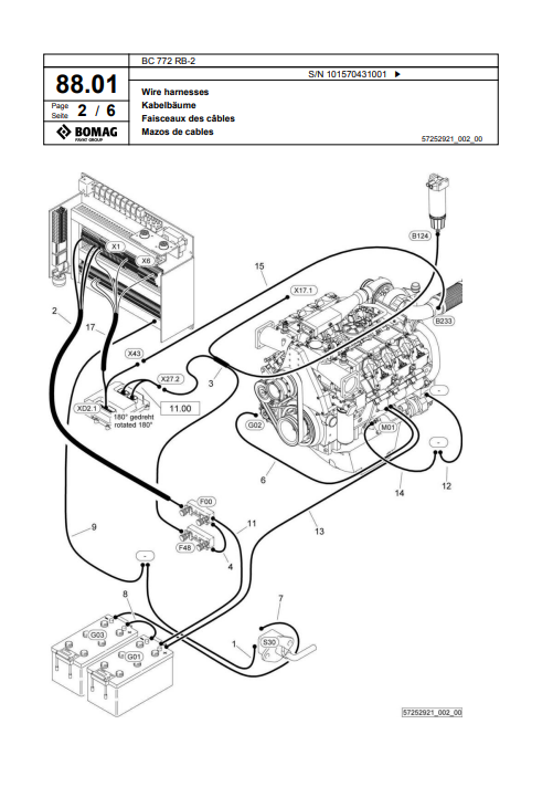 Bomag BC772 RB-2 Compactor Parts Catalogue - Image 4