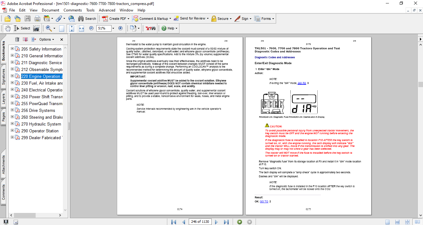 John Deere 7600, John Deere 7700, John Deere 7800 Tractor Technical Manual - Image 3