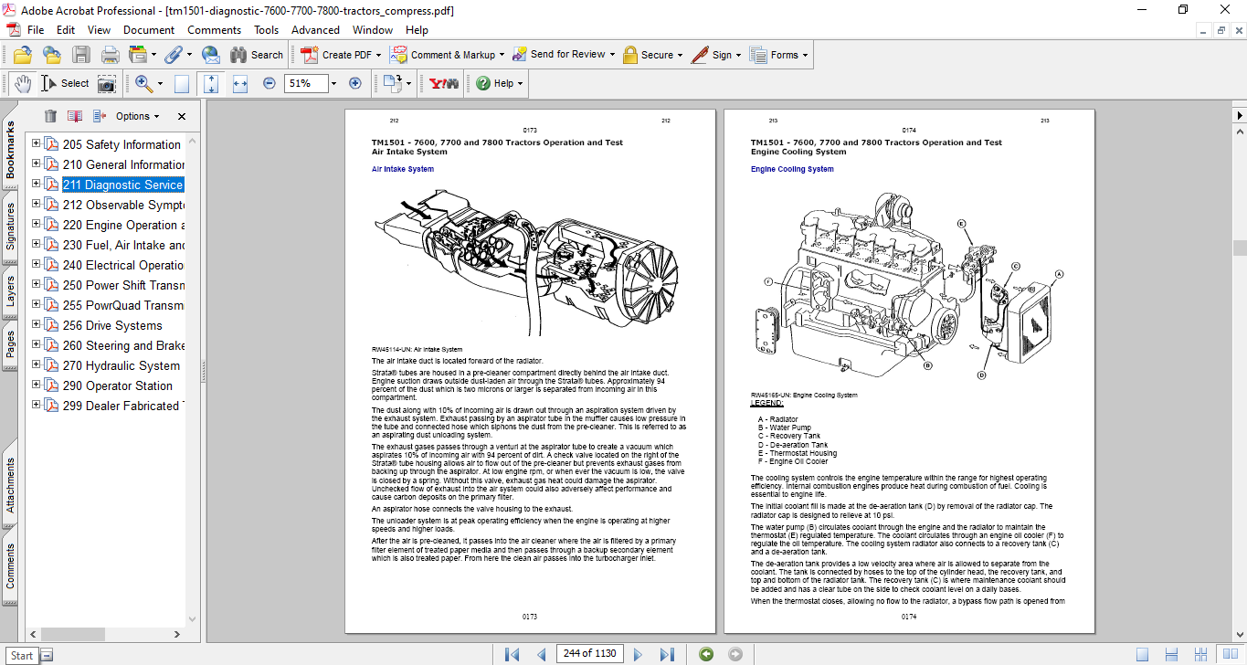John Deere 7600, John Deere 7700, John Deere 7800 Tractor Technical Manual - Image 6