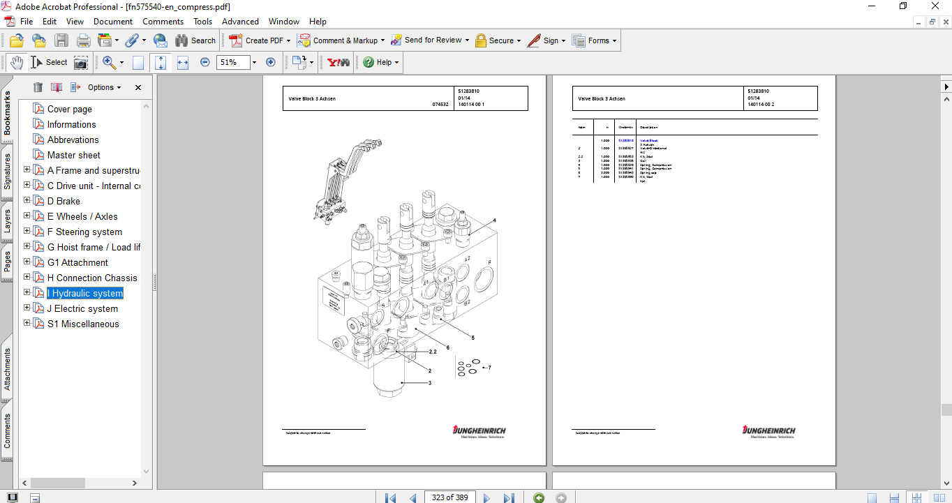 Jungheinric DFG 430 Forklift Spare parts catalogue - Image 4